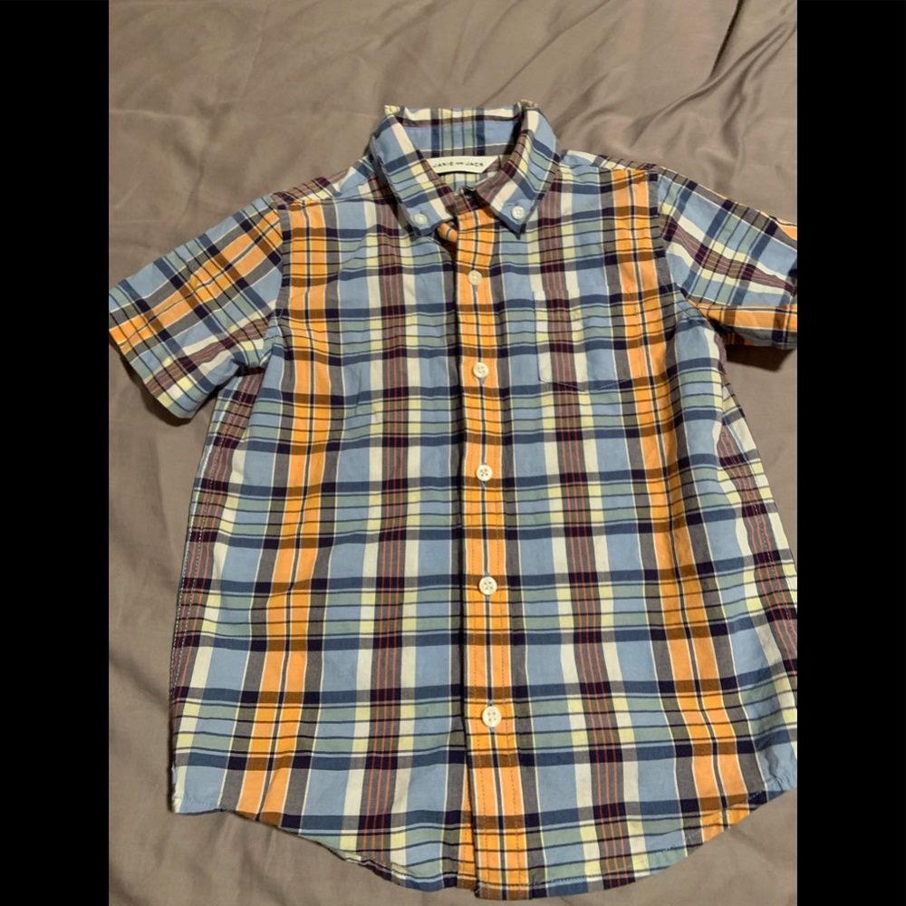 Janie and Jack short sleeved button down